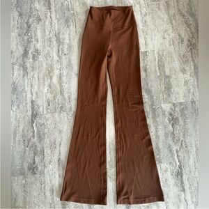 Brown Lululemon Flare leggings